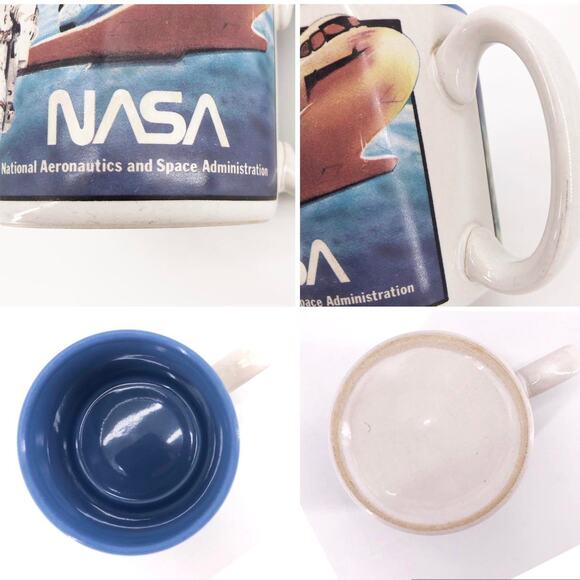 NASA National Aeronautics and Space Administration coffee mug 90s 1990s vintage - Picture 4 of 4